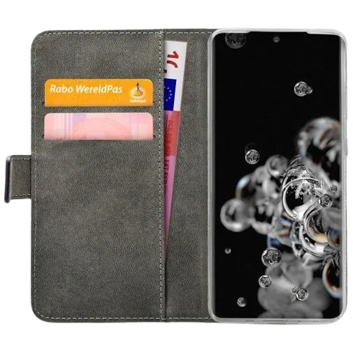 Mobilize Pu-Leather Book Case Black Samsung Galaxy S20 Ultra