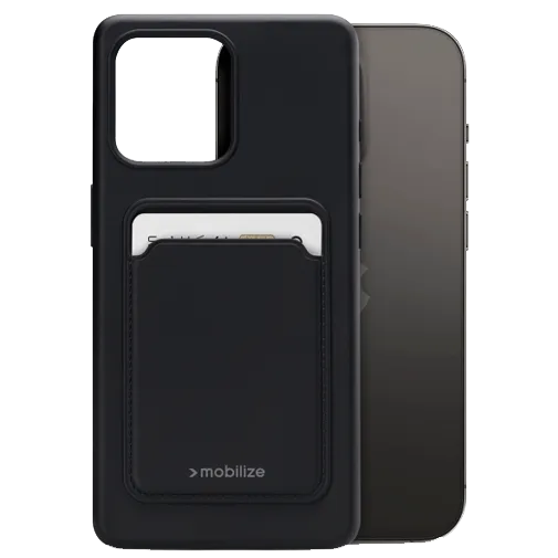 Mobilize Cardcase TPU Back Cover Black Apple Iphone 14 Pro