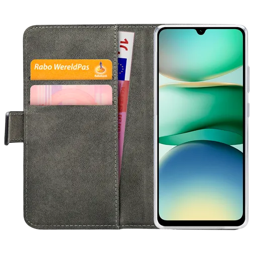 Mobilize PU-Leather Book Case Black Xiaomi Redmi A5