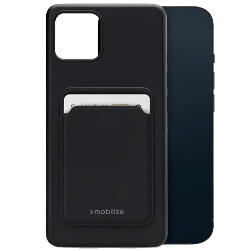 Mobilize Cardcase TPU Back Cover Black Apple iPhone 13 Mini