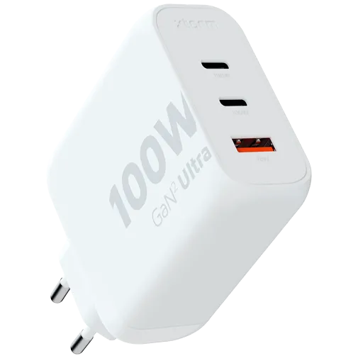 Xtorm Gan2 Ultra USB 2-USB-C Fast Charger 100W White