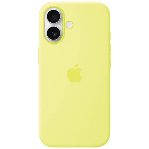 Apple Silicone Back Cover Yellow MagSafe Apple iPhone 17
