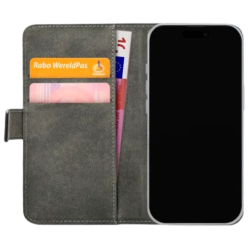Mobilize PU-Leather Book Case Black Apple iPhone 17 Pro Max