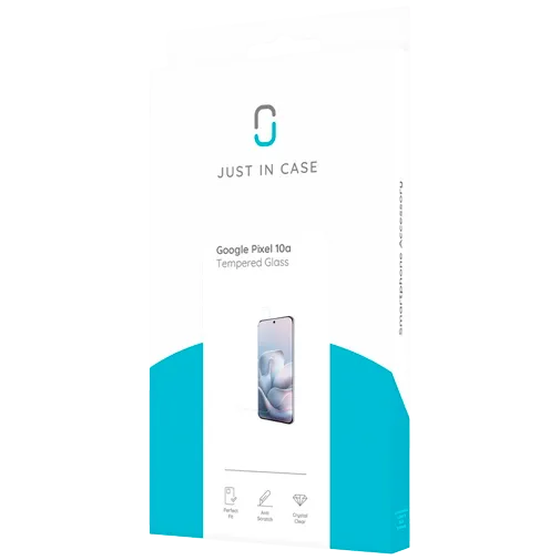 Just in Case Tempered Glass Clear Screen Protector Google Pixel 10a