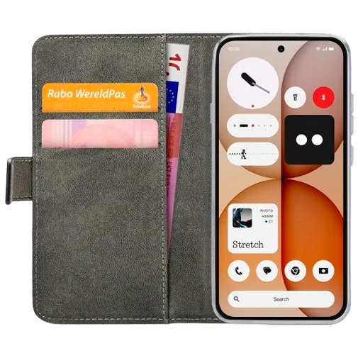 Mobilize PU-Leather Book Case Black Nothing Phone (4a)