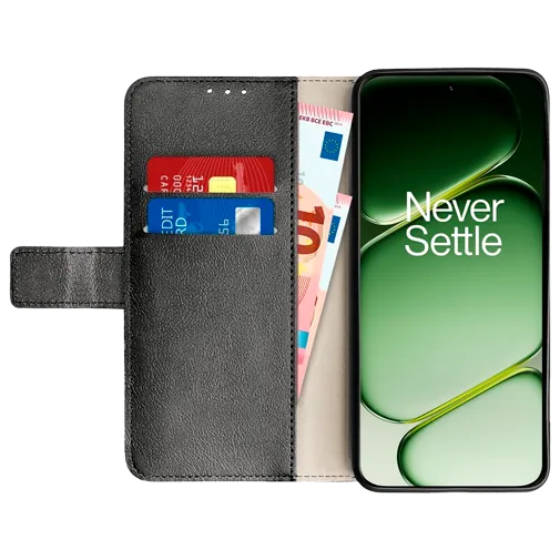Just in Case PU-Leather Book Case Black OnePlus Nord 6