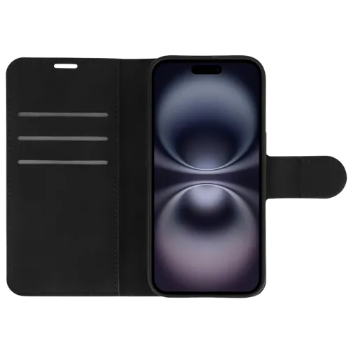 Just in Case PU-Leather Premium Book Case Black Apple iPhone 17
