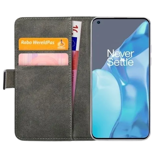 Mobilize PU-leather Book Case Black OnePlus 9 Pro