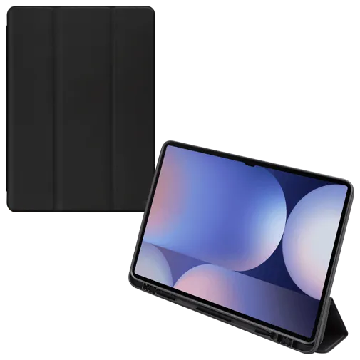 Mobilize PU-Leather Solid Folio Book Case Black Samsung Galaxy Tab S9 Ultra/S10 Ultra