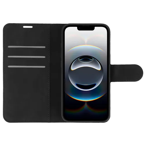 Just in Case PU-Leather Book Case Black Apple iPhone 16e/17e