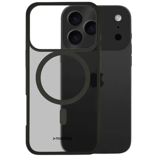 Mobilize Hybrid Pro Back Cover Black Magnetic Apple iPhone 17 Pro