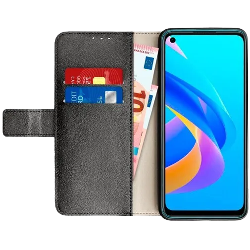 Just in Case PU-leather Book Case Black OPPO A96