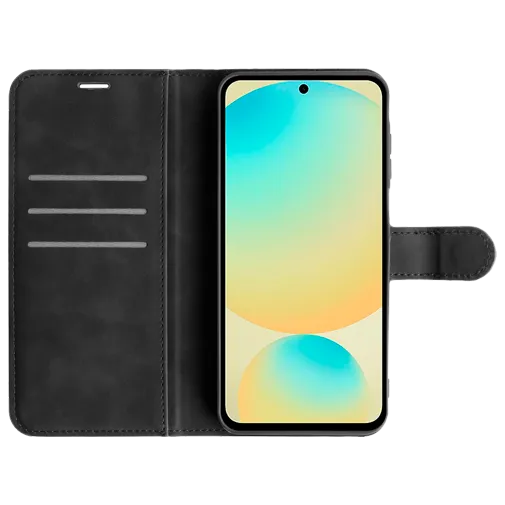 Just in Case Pu-Leather Book Case Black Samsung Galaxy A26 5G