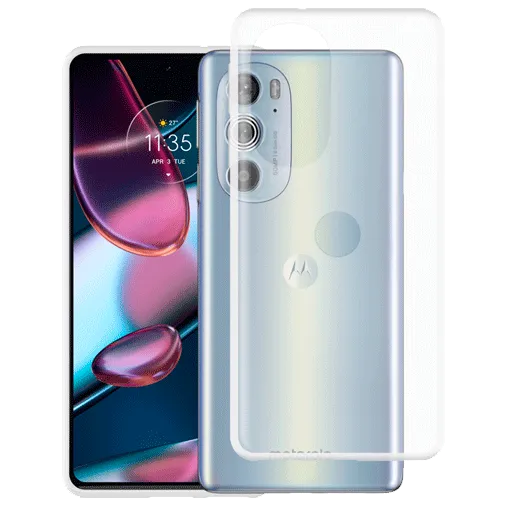 Just in Case TPU Back Cover Transparent Motorola Edge 30 Pro