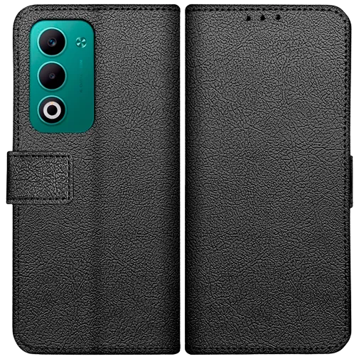 Just in Case PU-Leather Book Case Black OPPO A5/A5 5G