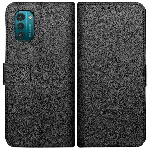 Just in Case PU-leather Book Case Black Nokia G11/G21