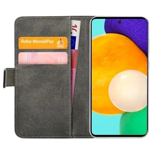 Mobilize Pu-Leather Book Case Black Samsung Galaxy A52/A52S