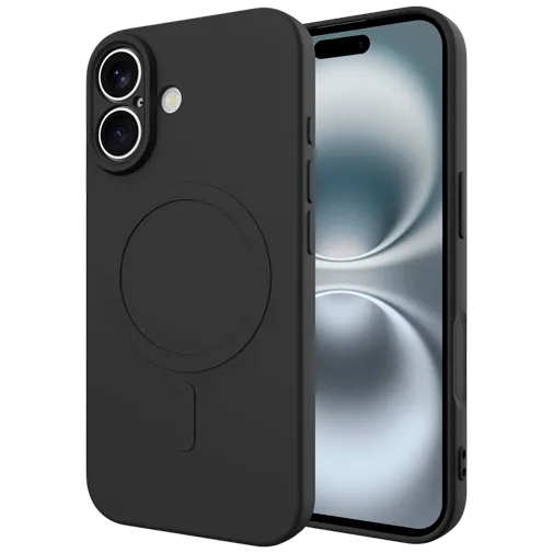 Just in Case TPU Back Cover Black Magnetic Apple iPhone 17