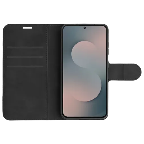 Just in Case PU-Leather Premium Book Case Black Samsung Galaxy S25 FE