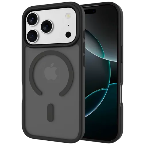 Just in Case Military Grade Plastic Back Cover Black Magnetic Apple iPhone 17 Pro Max