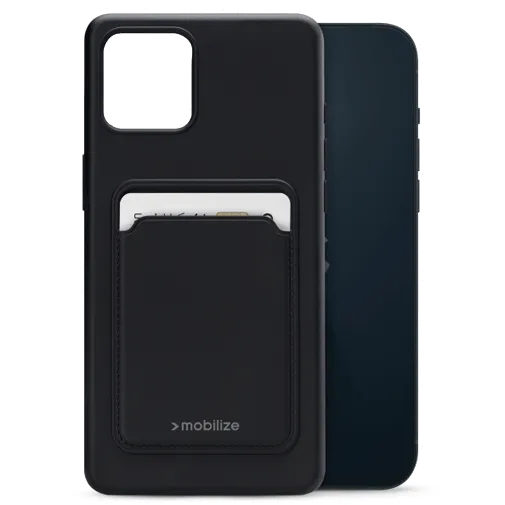 Mobilize Cardcase TPU Back Cover Black Apple iPhone 14 Plus