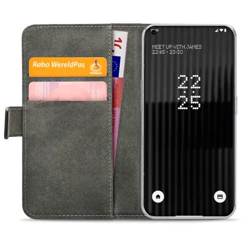 Mobilize Pu-Leather Book Case Black Nothing Phone (1)