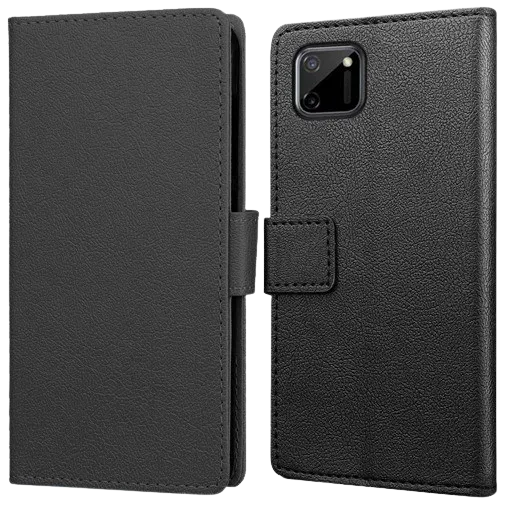 Just in Case PU-leather Book Case Black Realme C11 2021