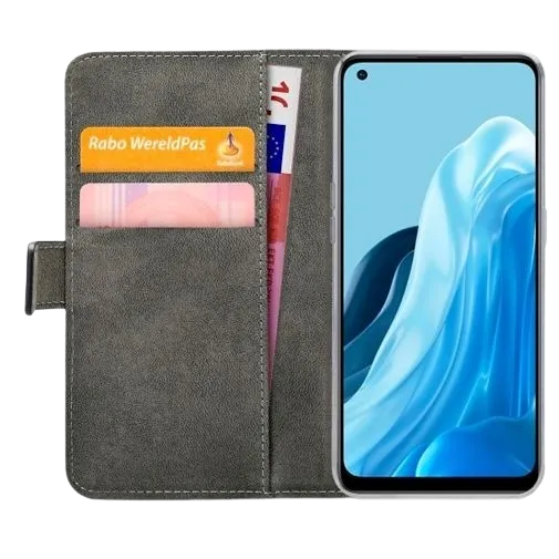Mobilize Pu-Leather Book Case Black OPPO Reno7 Lite 5G/Reno8 Lite 5G