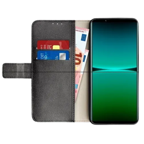 Just in Case Pu-Leather Book Case Black Sony Xperia 5 Iv