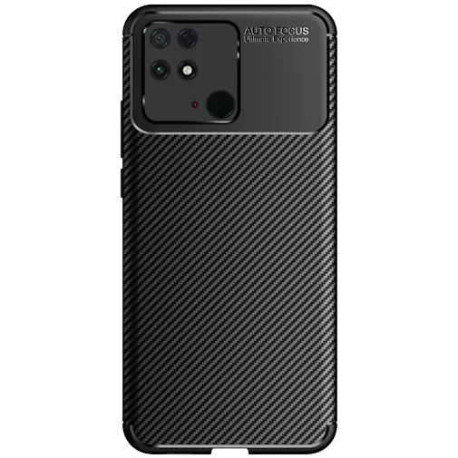 Just in Case Rugged TPU Back Cover Black Poco C40