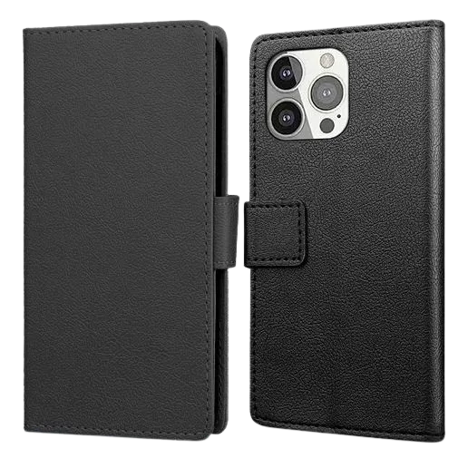 Just in Case PU-leather Book Case Black Apple iPhone 13 Pro