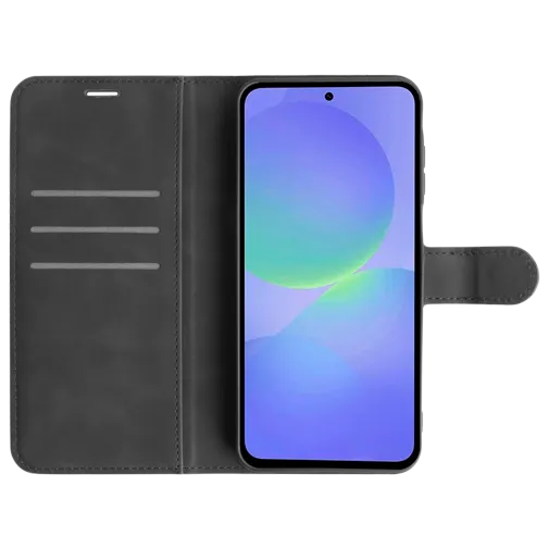 Just in Case PU-Leather Book Case Black Samsung Galaxy A37 5G