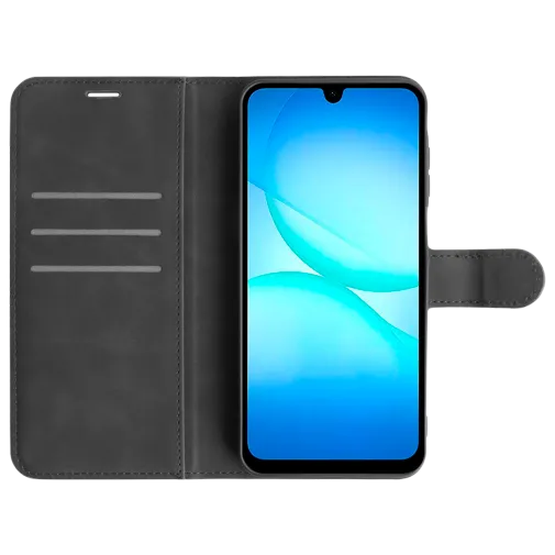Just in Case PU-Leather Book Case Black Samsung Galaxy A17/A17 5G