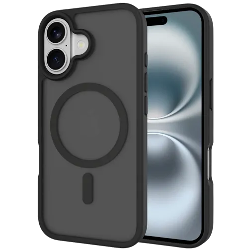 Just in Case Military Grade Plastic Back Cover Black Magnetic Apple iPhone 17