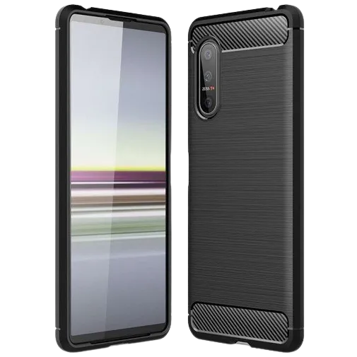 Just in Case Rugged TPU Back Cover Black Sony Xperia 10 III