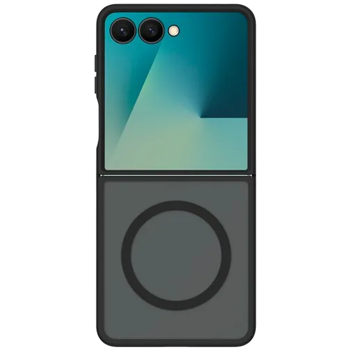 Just in Case Military Grade Plastic Back Cover Black Magnetic Samsung Galaxy Z Flip 7