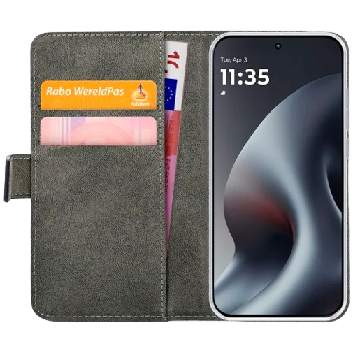 Mobilize PU-Leather Book Case Black Motorola Moto G87