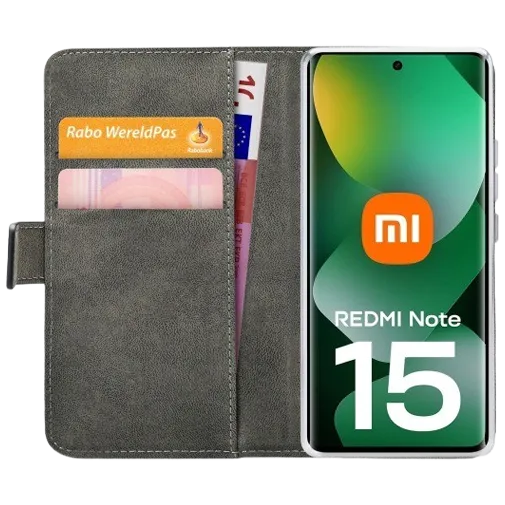 Mobilize PU-Leather Book Case Black Xiaomi Redmi Note 15/15 5G