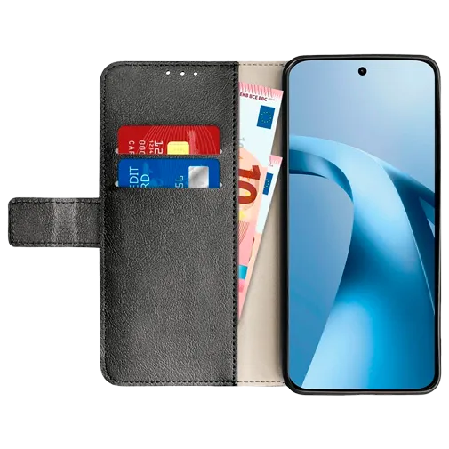 Just in Case PU-Leather Book Case Black Xiaomi 17T