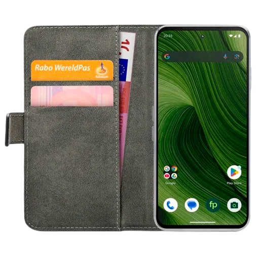 Mobilize PU-Leather Book Case Black Fairphone (Gen. 6)