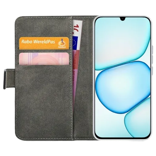 Mobilize PU-Leather Book Case Black Realme C100 5G