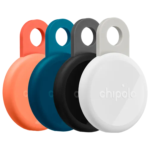 Chipolo LOOP Black/White/Blue/Orange 4-Pack