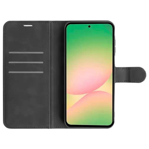 Just in Case PU-Leather Book Case Black Samsung Galaxy A57 5G