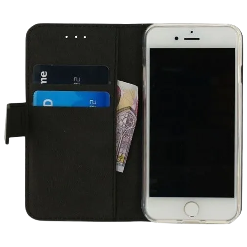 Mobilize Pu-Leather Book Case Black Apple iPhone 8/SE 2020/SE 2022