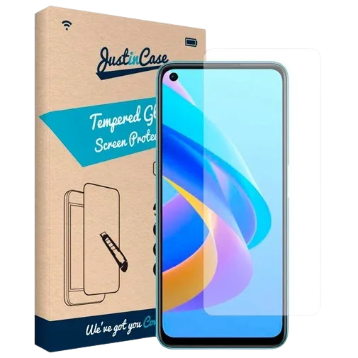 Just in Case Tempered Glass Clear Screenprotector Oppo A96