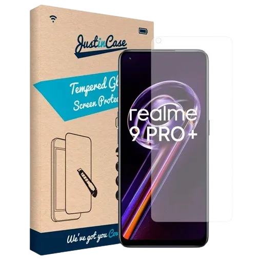 Just in Case Tempered Glass Clear Screenprotector Realme 9 Pro+