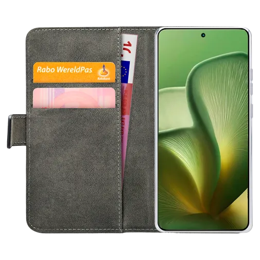 Mobilize PU-Leather Book Case Black Motorola Edge 60