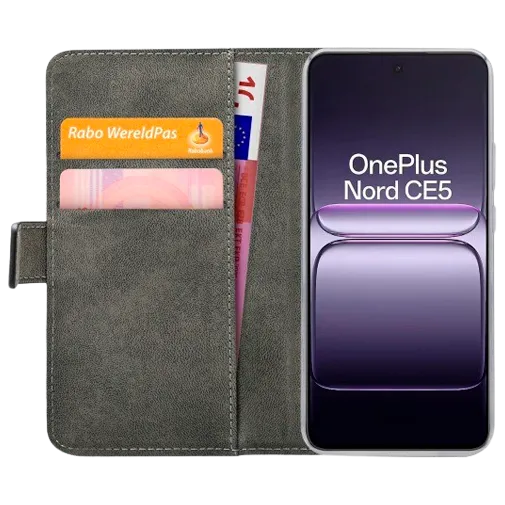 Mobilize PU-Leather Book Case Black OnePlus Nord CE5