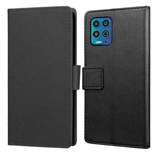 Just in Case PU-leather Book Case Black Motorola Moto G100