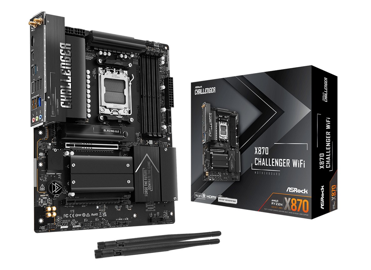 Asrock X870 Challenger WiFi AMD X870 Socket AM5 ATX Motherboard